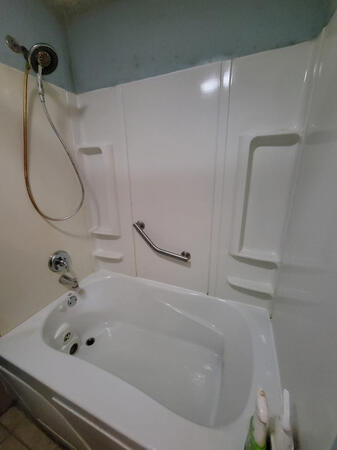 Went from "toss it out" to looking like a brand new shower. Need some help getting ready those shower stains Message us or give us a call at (319)440-5202